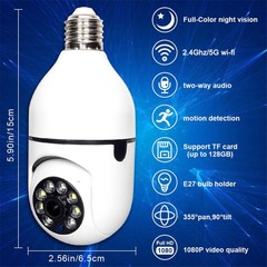 5G/2.4G Wifi Wireless Security Camera System Outdoor Home Night Vision 1080P Lot
