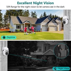 1/2/3/4 Wireless 5G WiFi Security Camera System Smart Outdoor Night Vision 1080P