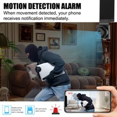4K Mini Security Camera with Motion Detection & Sound Recording Alert WiFi