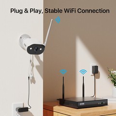 ZOSI 8CH 3MP Wireless Security Camera System IR Night NVR 2-Way Audio Ai Detect