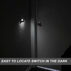 4Pack SOZULAMP Illuminated Light Switch-Esay to Install,No Neutral Wire,Single-P