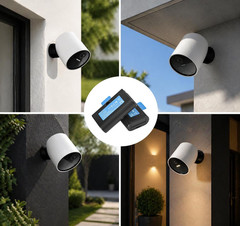 Burflo 2-Pack Extra Outdoor Camera Battery Pack for Simplisafe Wireless Outdoor