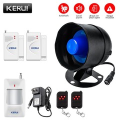 110dB Loud Wireless Alarm Kit Magnetic Door Window Detector Remote Control