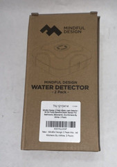 2 Pack Water Leak Detector 95 Db Flood Detection Alarm Sensor For Bathrooms Base