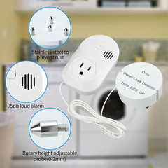Water Alarm Leak Detector, 95 Db Loud Alarm, Prevent Serious Floods and Water Da