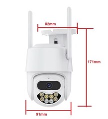 Icsee 1080P WiFi Wireless Camera PTZ IP Smart Home Surveillance Security Cam P7S