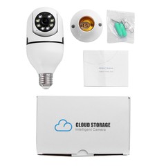 3 Pack Wireless WiFi IP Camera 360° Panoramic E27 E26 Light Bulb Camera HD 1080P