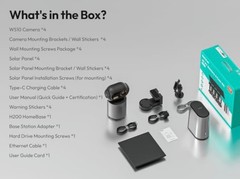 4Cam Kit 8MP Cameras Surveillance Exterieur No Monthly Fee 4K Color Night Vision