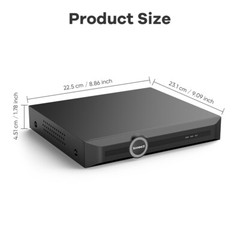 SANNCE 6MP 8CH 8MP POE NVR Home Video Recorder for Security Camera System CCTV