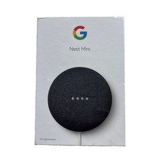 Google Nest Mini 2nd Generation Bluetooth Smart Speaker Charcoal GA00781-US New