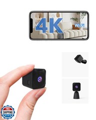 AOBOCAM 4K Mini WiFi Camera Wireless for Home Security Mini Video Camera for