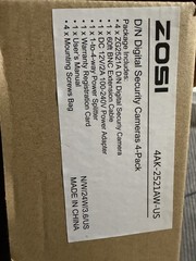 zosi night/day video servillance systme read