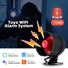 KERUI Security Alarm System Kit 110db Wireless Loud Speaker Siren Horn for Home