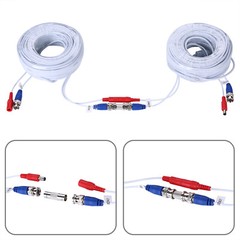 ANNKE 25/50/60/100ft Security Camera Video DC Power Cable BNC DVR Extension Cord