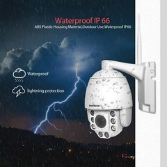 5MP PTZ WiFi Camera, BOAVISION HD Outdoor Wireless IP Camera, 5X Optical Zoom