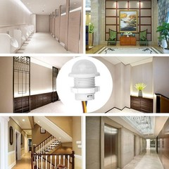 2 Pcs PIR Motion Sensor Smart Switch Infrared Light 110V to 220V Time Delay