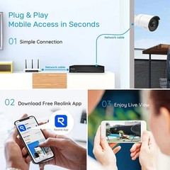 Reolink 1212A 12MP PoE Security Camera System 12CH NVR 2TB HDD Smart Detection