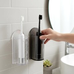 Electric Toothbrush Wall Mount, Wall Toothbrush Holder for Bathroom, Clear