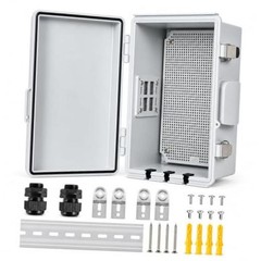 ABS Plastic Waterproof Ventilated Electrical Box Enclosure, IP65 Outdoor