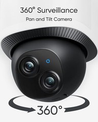 eufy Floodlight Camera E340 Security Camera 3K Dual Camera Color Night Vision