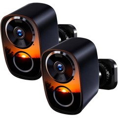 2026 Upgraded 2K Security Cameras Wireless Outdoor (2-Pack), Free Cloud & SD …