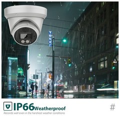Vikylin 16CH 16POE NVR 4K 8MP IR Light Turret IP Camera POE 2 Way Audio Lot