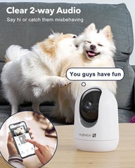 Indoor 2K, Pet with App, WiFi Cameras for Home for Dog/ Baby Monitor/Elder Pa…