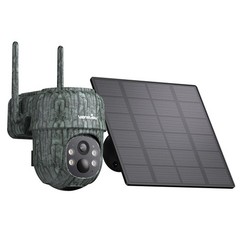 Wansview 4G LTE Cellular 2K 3MP Solar Battery Security Camera Outdoor Wireless