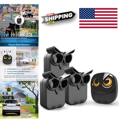 Weather Resistant Driveway Alarm System with 1 Receiver and 3 Expandable Sensors