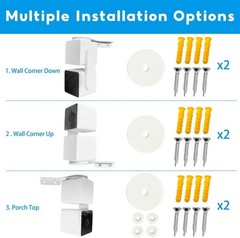Wyze Cam Pan V3 Wall Mount – 270° Rotatable Metal Bracket for Enhanced Security