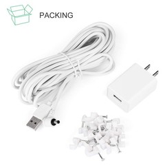 Adaptador Energia Camara Ring 3Gen Cable 9M Exterior Resistente Carga Continua