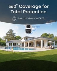 eufy PoE Bullet-PTZ Cam S4 NVR Wired Add On Cam NVR 4K UHD Triple|Refurb