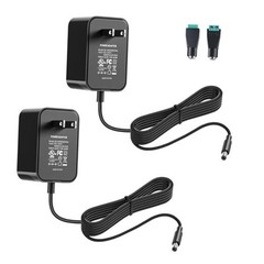 24V 1A Power Supply 2 Pack, UL Listed 24 Volt LED Power Supply 2 Pack-24V 1A