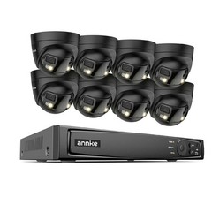 ANNKE 8CH NVR 4K POE Dual Lens Security Camera System Color Night Two Way Audio