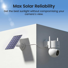 Solarcam D1 Max 4-Cam Kit, 4K Solar Security Cameras Wireless Outdoor, 360° PTZ