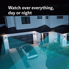 Outdoor Security Camera Series 2, 1080P Wireless and Wired Home Security Camera,