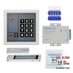 K1 TUYA Smart Access Control Kit, 600lb Magnetic Lock, 12V Power Supply, Exit