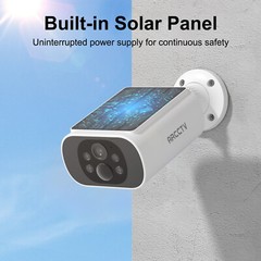 ANRAN Wifi Wireless Security Camera System Solar Battery Powered Home 2 Way Talk