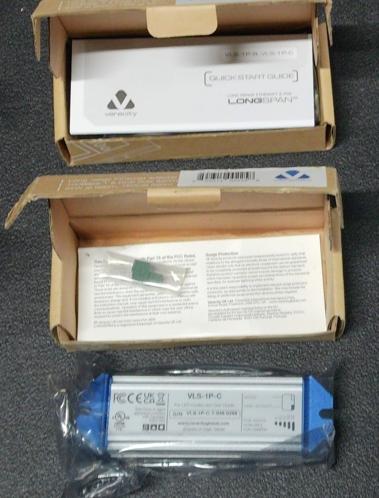 Veracity|Longspan Long range Ethernet & POE, camera unit