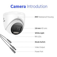 ANNKE 4K AI Color Night Vision CCTV Security Camera System 8CH DVR Outdoor H.265