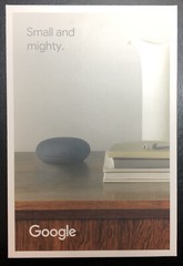 Google Nest Mini, Second Generation, Charcoal, EMPTY BOX ONLY