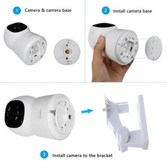 Camera Wall Mount Compatible with Eufy Indoor Cam E30/Eufy C220/C210, Baby Mo…