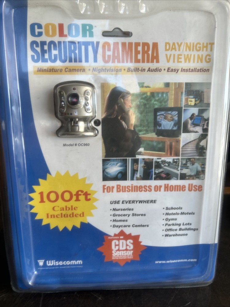 Wisecomm Color Day/Night Security Camera , Complete