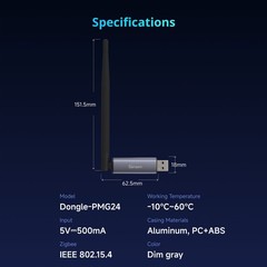 SONOFF Zigbee 3.0 Gateway USB Dongle Plus MG24 for Home Assistant or Zigbee2MQTT