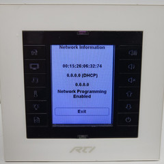 RTI KX2 In-Wall 2.8″ Touch Display Panel Home Controller, Ethernet, PoE