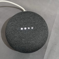 Google Nest Mini Smart Speaker Works Google Assistant Model H0A Orange Gray Hole