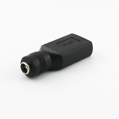 USB A Female To 5.5 x 2.1mm Female DC Power Converter Charger Adapter Connector