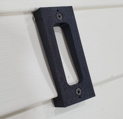 Ring Wired Doorbell Pro (Ring Pro 2) 4 inch Vinyl Siding Mounting Bracket Wedge
