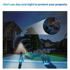 1/2 Mile Hosmart Driveway Alarm Wireless Sensor System & Driveway Sensor Alert