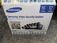 Samsung SDS-P5122 16 Channel 12 Camera Video Security System, See Description